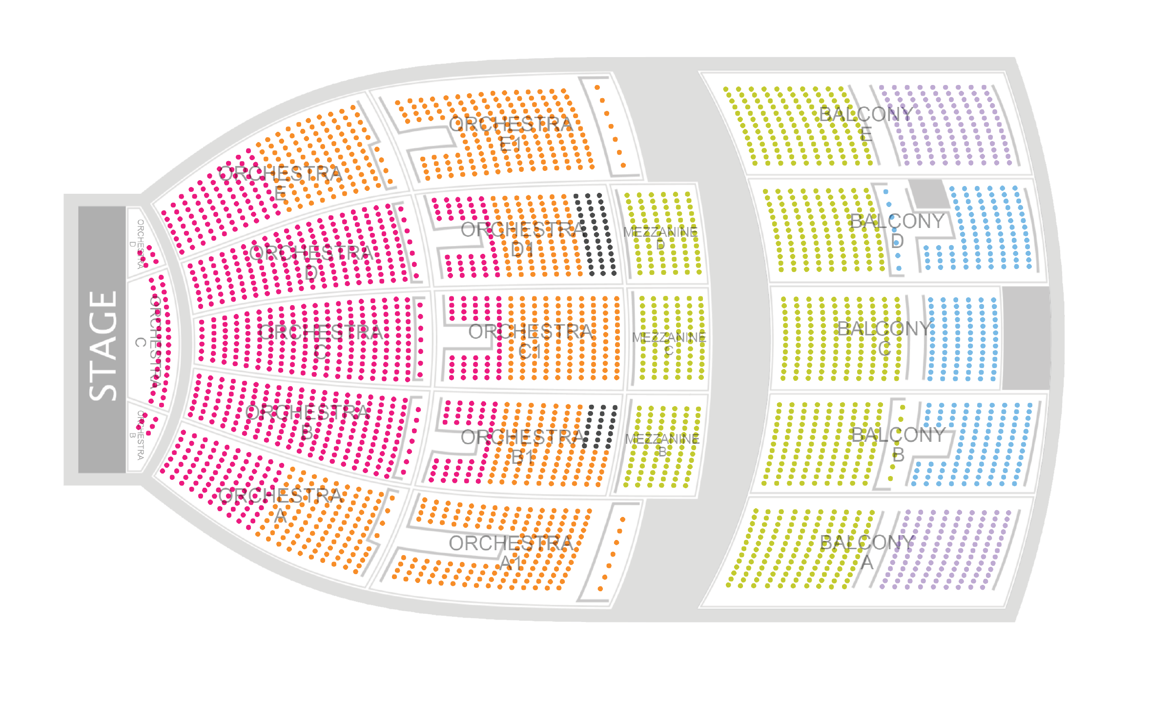 Peabody Auditorium Seating Chart