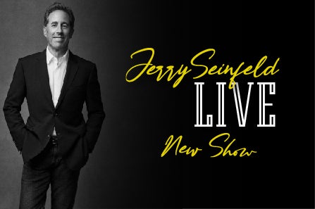 Jerry Seinfeld performing live on his 2026 tour
