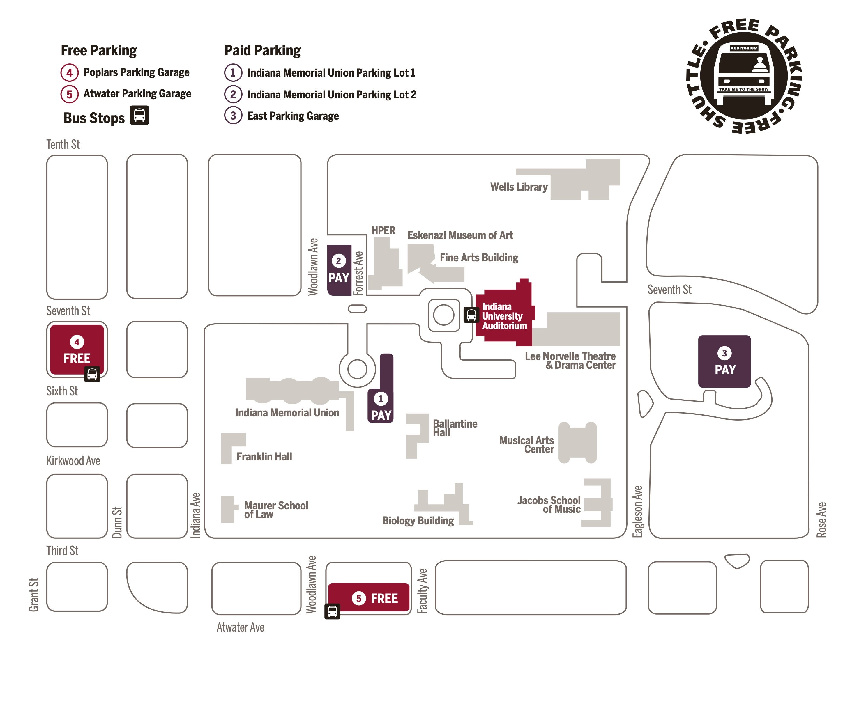 Parking & Directions Indiana University Auditorium