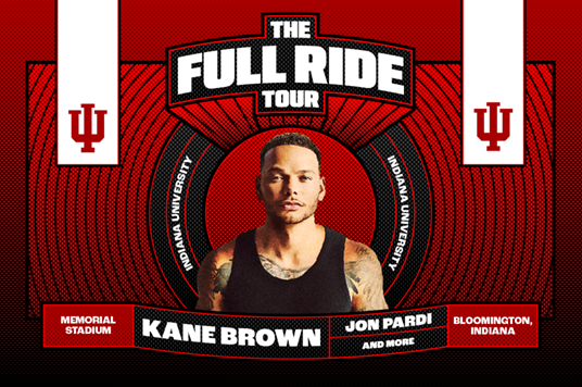 Announcing The Full Ride Tour Featuring Kane Brown as Headliner in Inaugural Event at IU Memorial Stadium